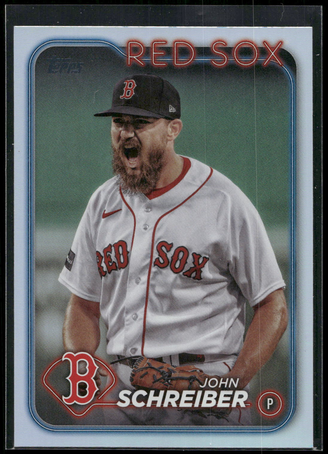 2024 Topps #426 John Schreiber Rainbow Foil