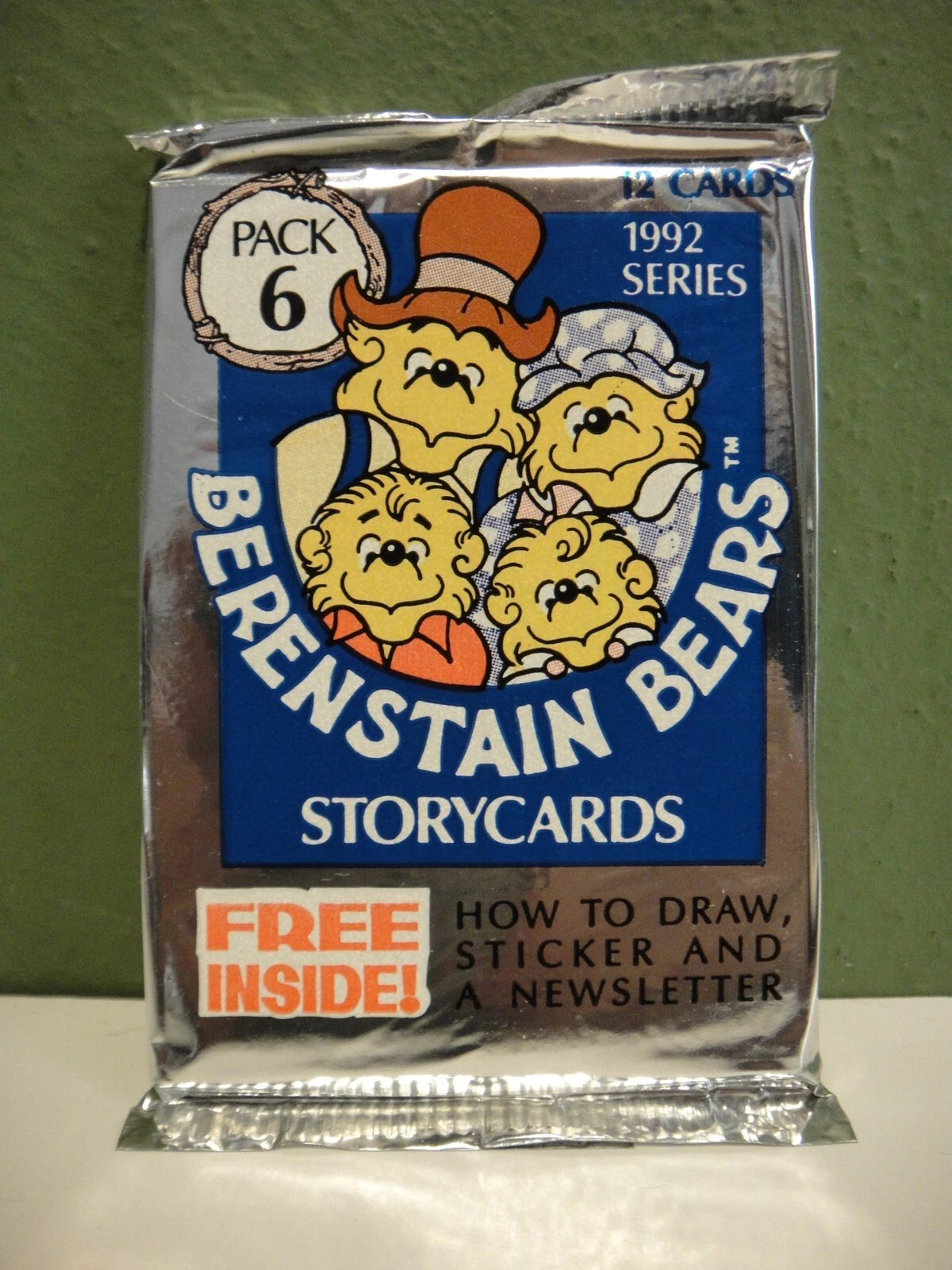 1992 Ken-Wis Berenstain Bears Packs 1-6 Unopened Set