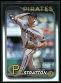 2024 Topps Update #US348 Hunter Stratton Rainbow Foil