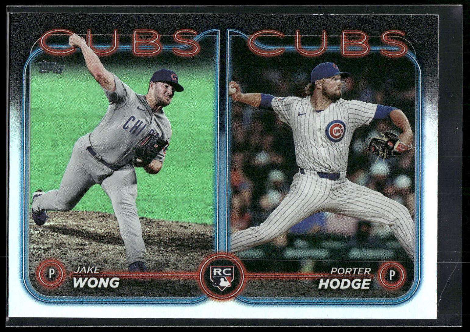 2024 Topps Update #US106 Porter Hodge / Jake Wong RCOM Rainbow Foil