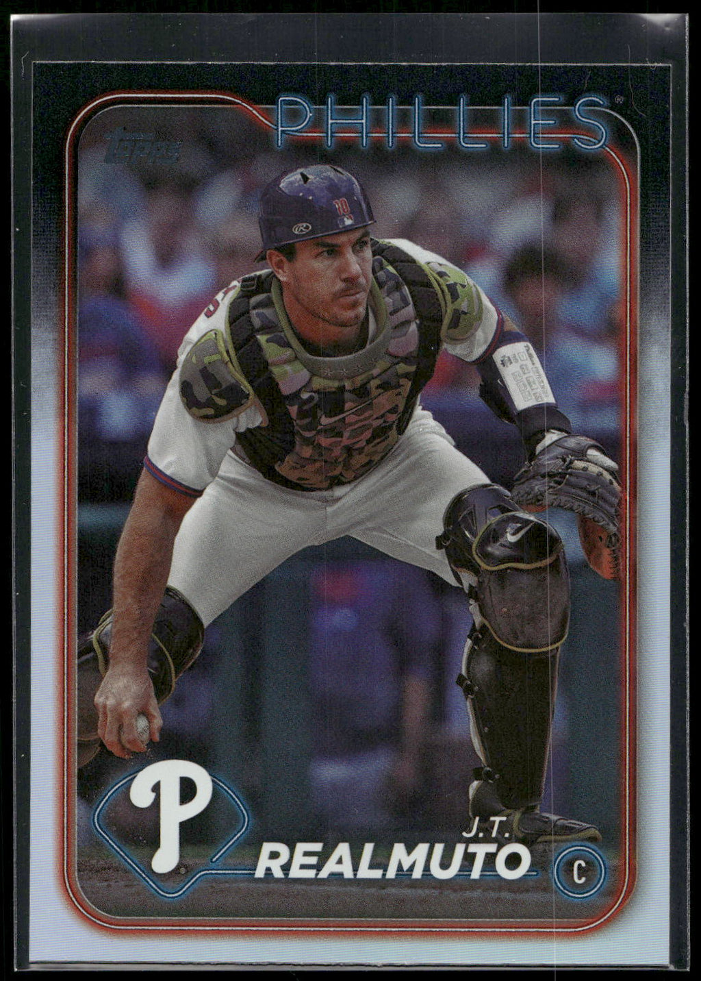 2024 Topps #194 J.T. Realmuto Rainbow Foil