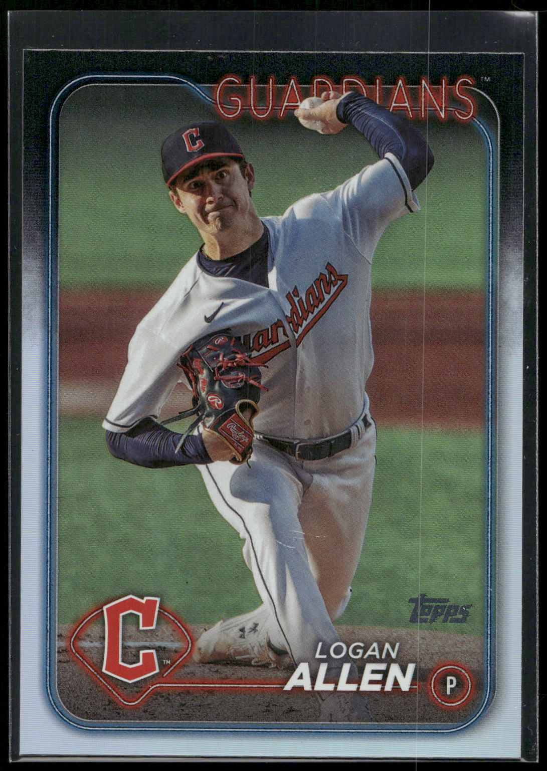 2024 Topps #339 Logan Allen Rainbow Foil