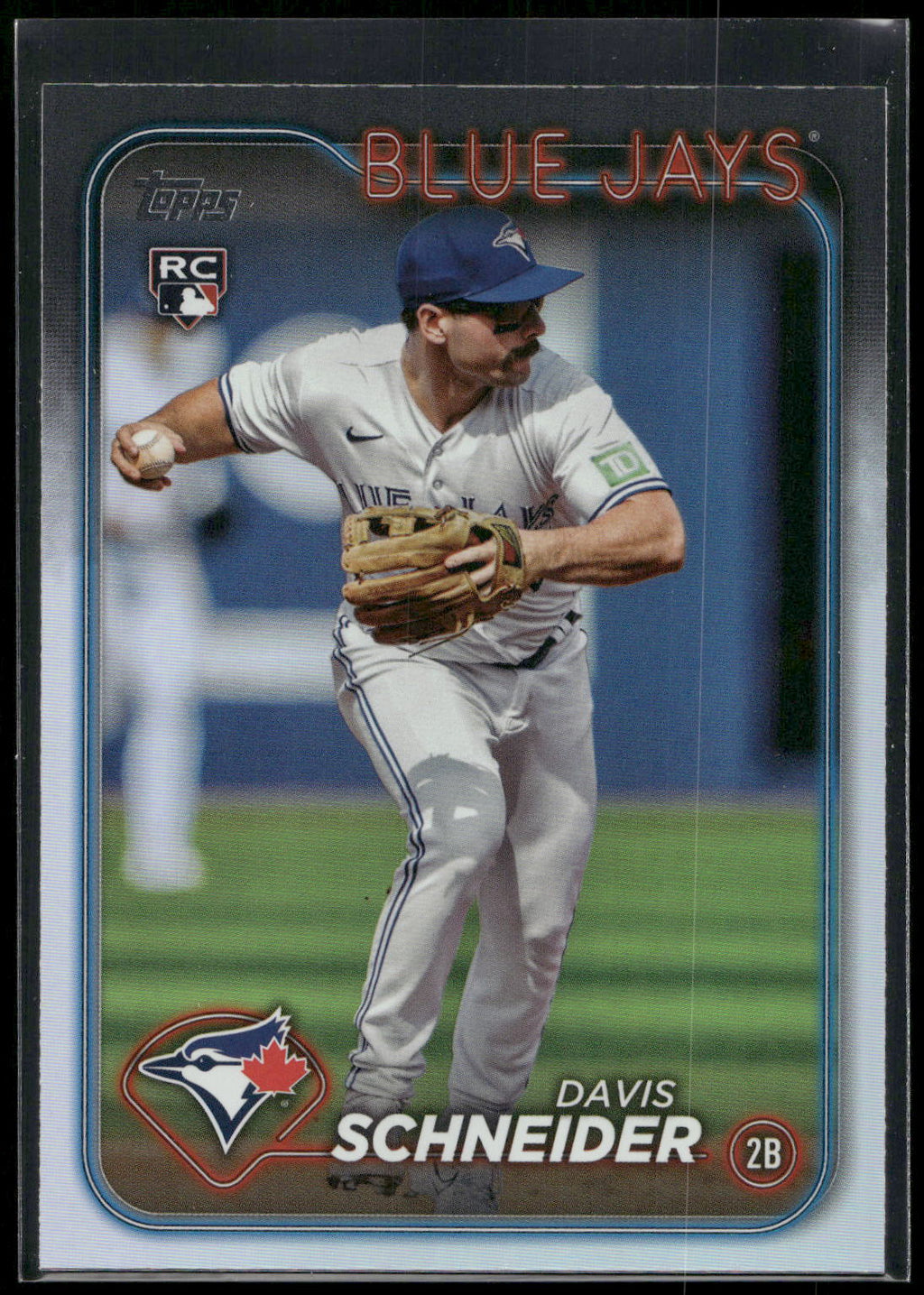 2024 Topps #189 Davis Schneider Rainbow Foil