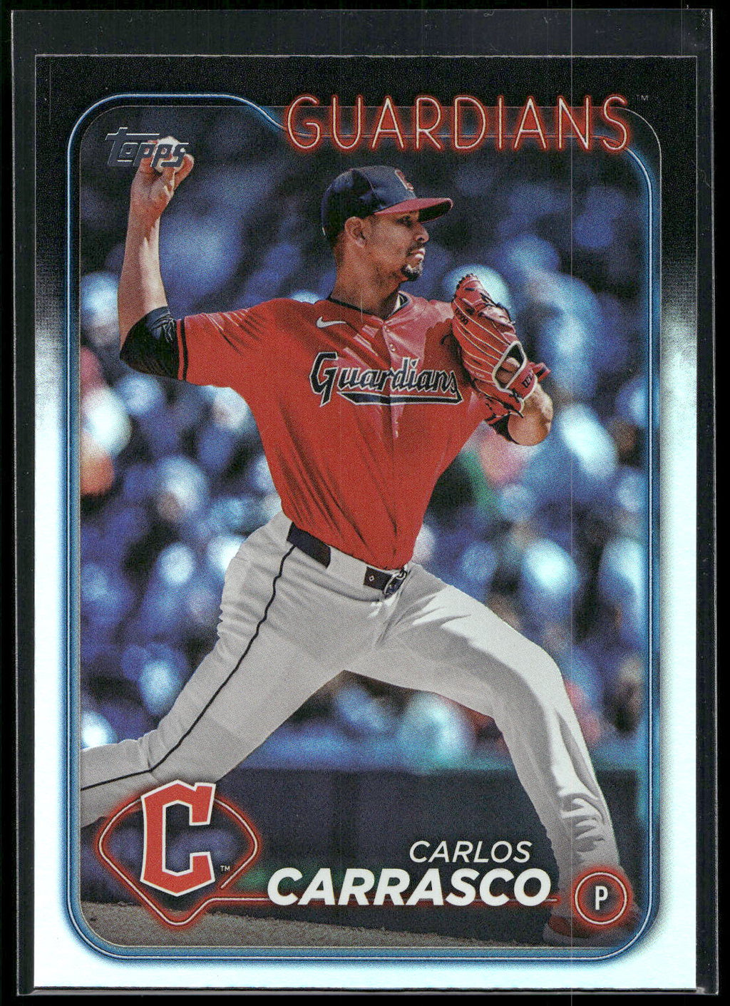 2024 Topps Update #US118 Carlos Carrasco Rainbow Foil
