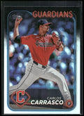 2024 Topps Update #US118 Carlos Carrasco Rainbow Foil