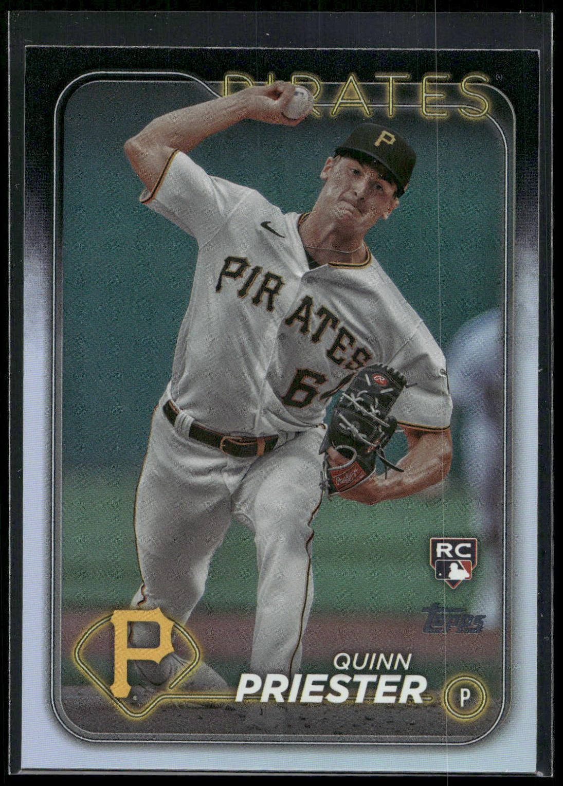 2024 Topps #93 Quinn Priester Rainbow Foil