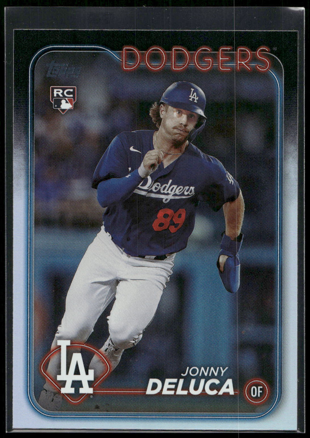 2024 Topps #233 Jonny DeLuca Rainbow Foil