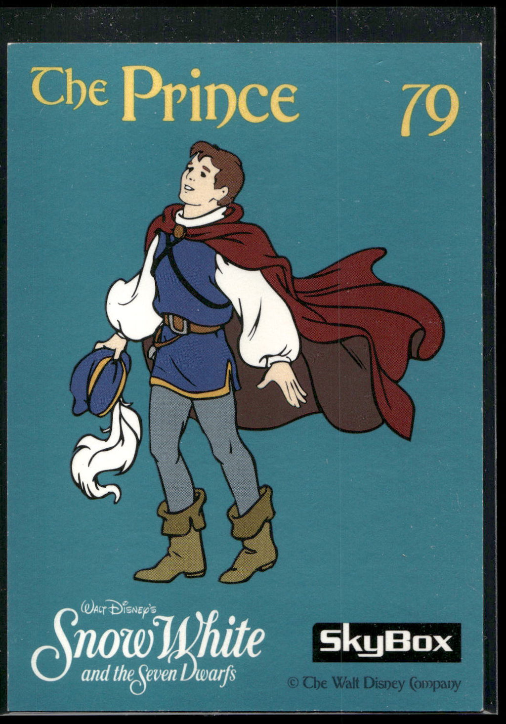 1993 SkyBox Snow White and the Seven Dwarfs #79 The Prince