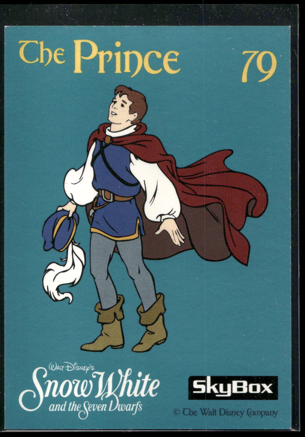 1993 SkyBox Snow White and the Seven Dwarfs #79 The Prince