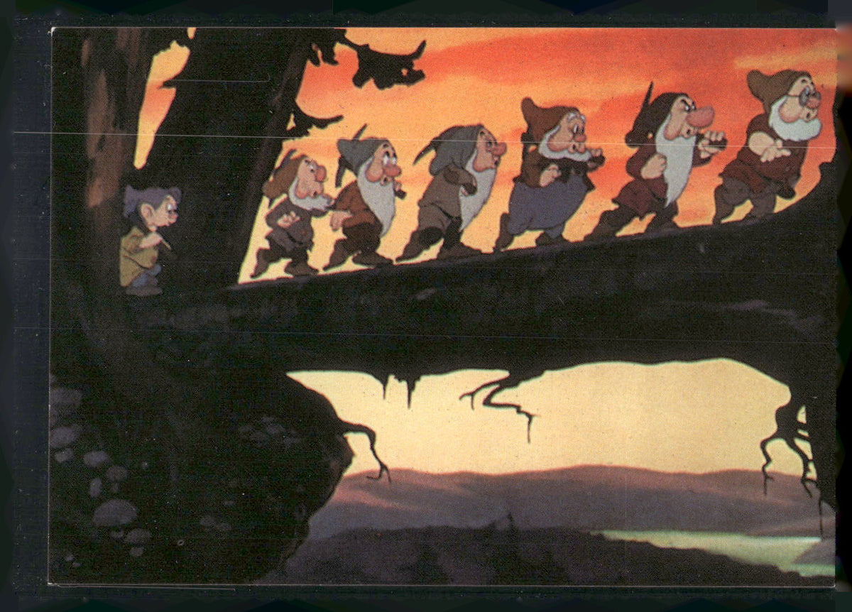 1993 SkyBox Snow White and the Seven Dwarfs #27 Marching home