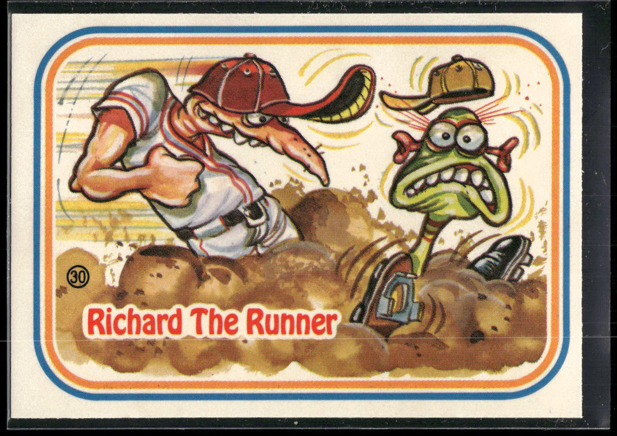 1988 Leaf Awesome All-Stars #30b Richard The Runner