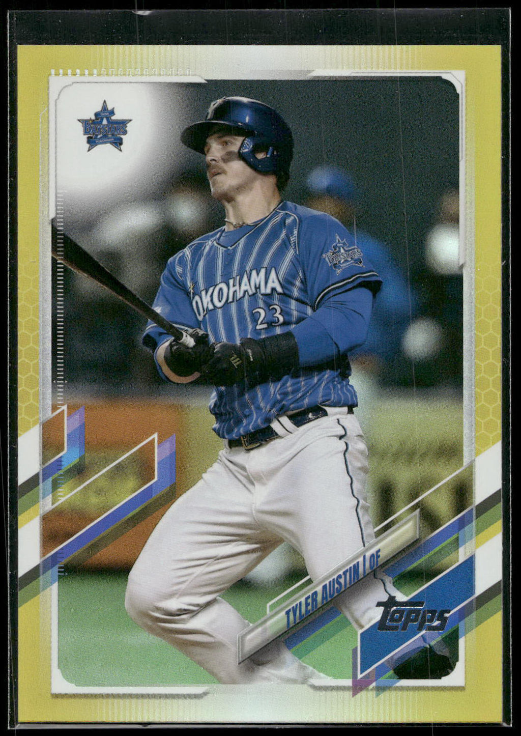 2021 Topps NPB #24 Tyler Austin Gold Rainbow Foil