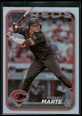 2024 Topps #548 Noelvi Marte Rainbow Foil