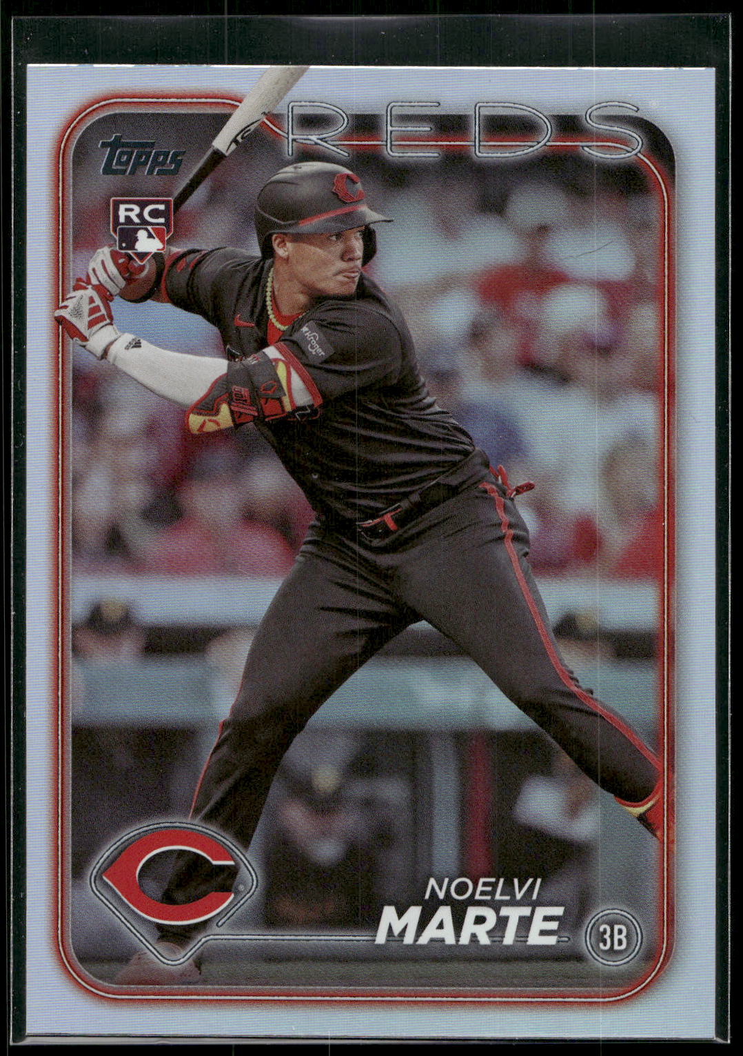 2024 Topps #548 Noelvi Marte Rainbow Foil