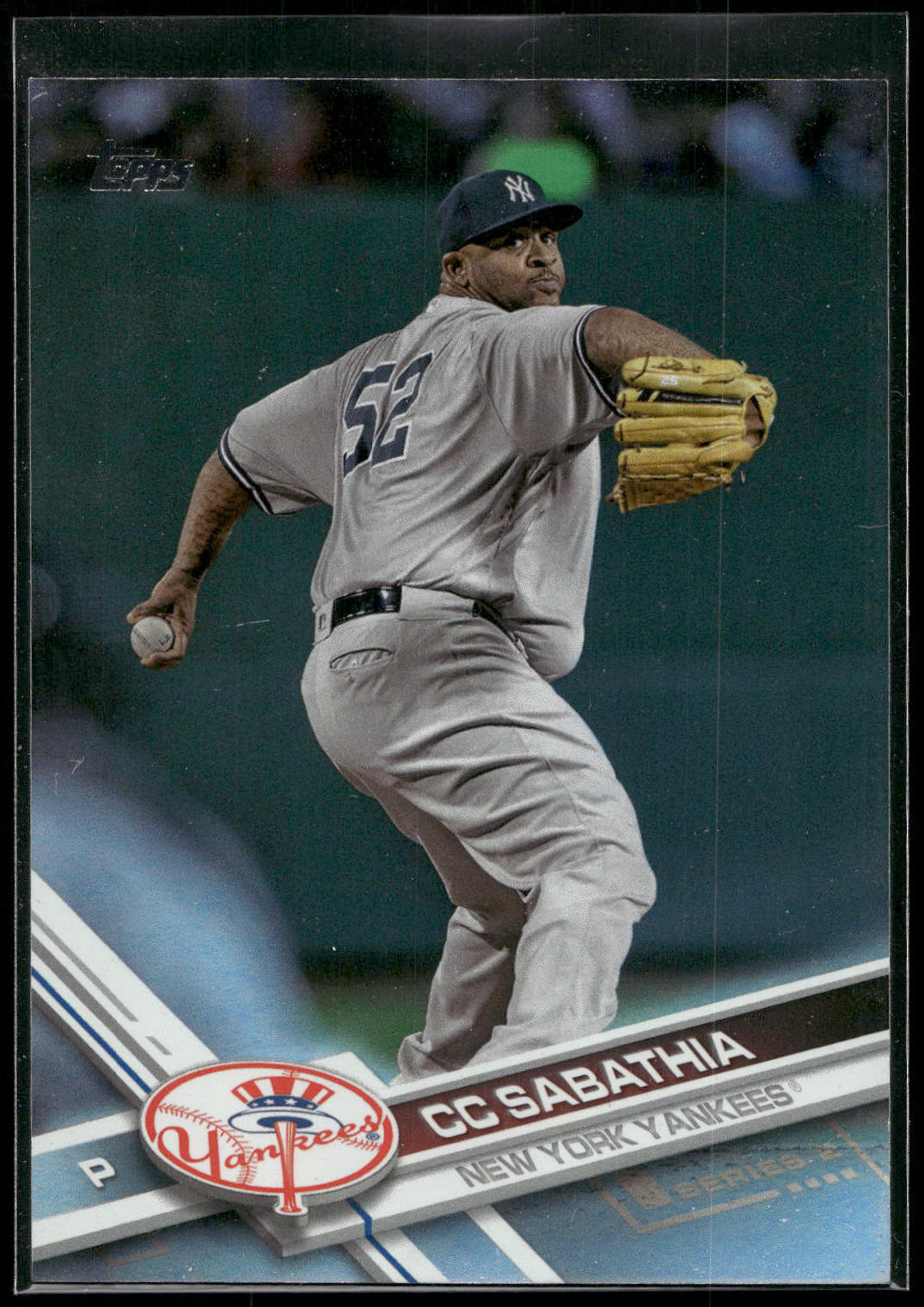 2017 Topps #465 CC Sabathia Rainbow Foil