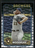 2024 Topps #103 Brandon Woodruff Silver Crackle Foil