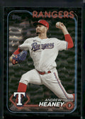 2024 Topps #665 Andrew Heaney Black Crackle Foil