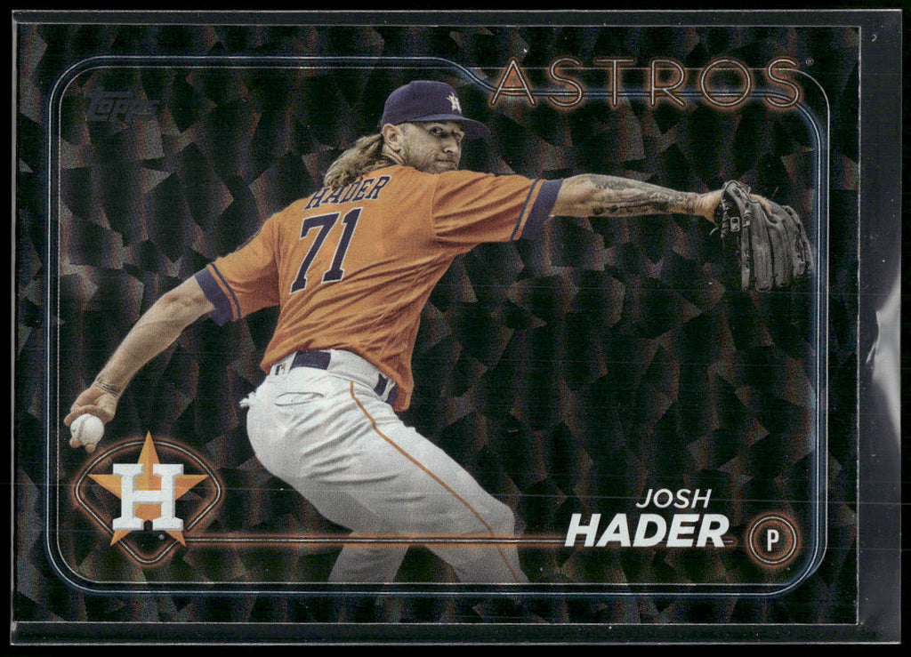 2024 Topps #433 Josh Hader Black Crackle Foil