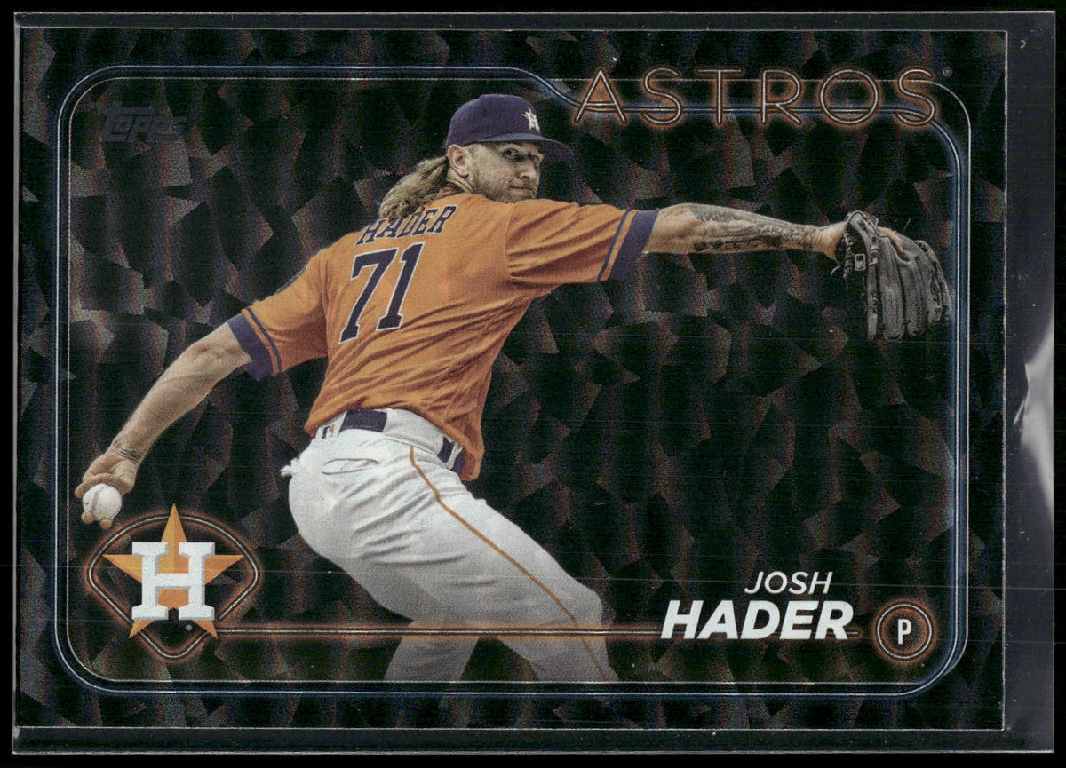 2024 Topps #433 Josh Hader Black Crackle Foil