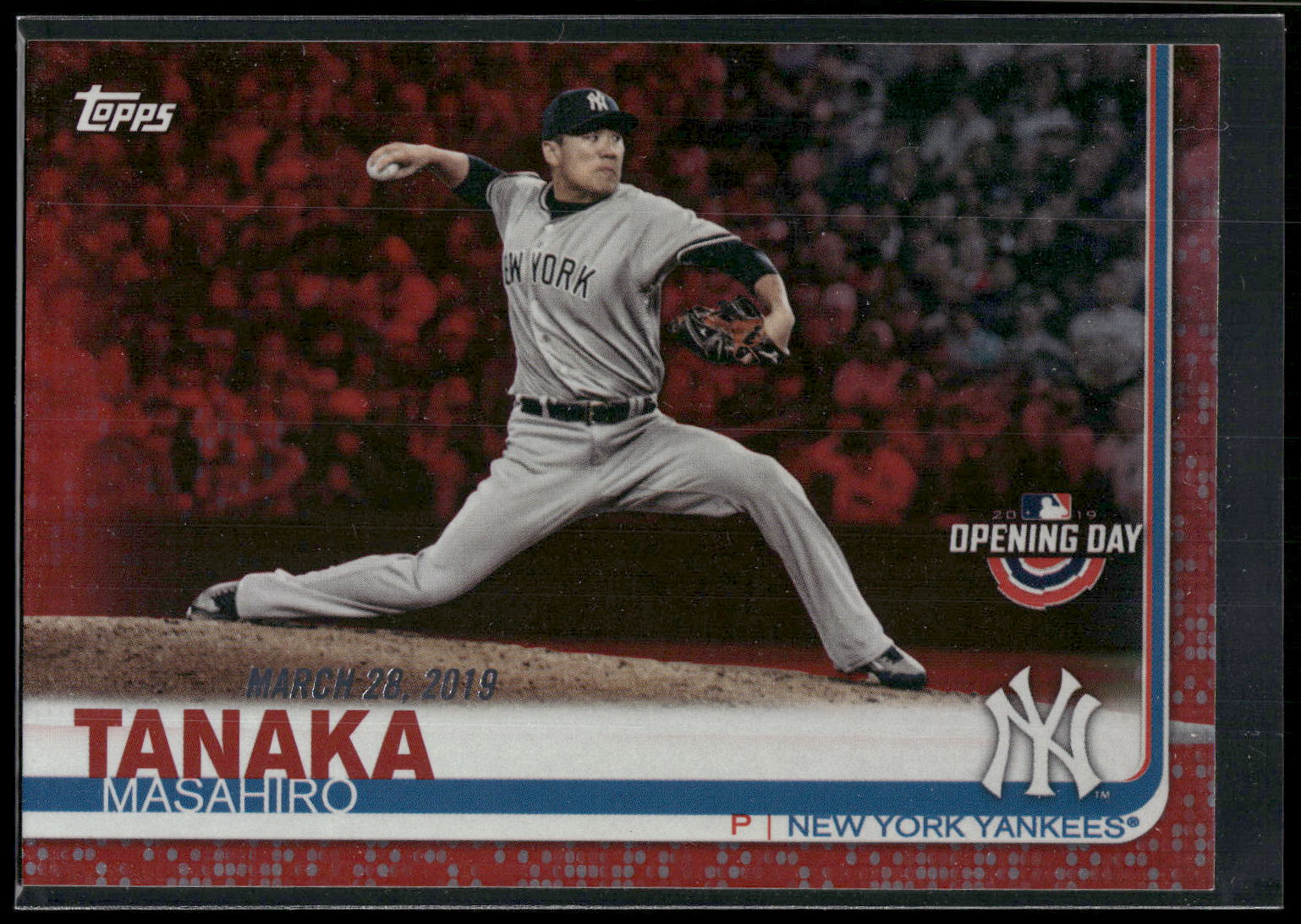 2019 Topps Opening Day #193 Masahiro Tanaka Red