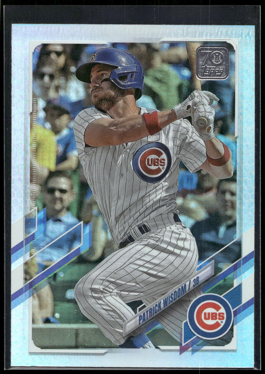 2021 Topps Update #US316 Patrick Wisdom Rainbow Foil