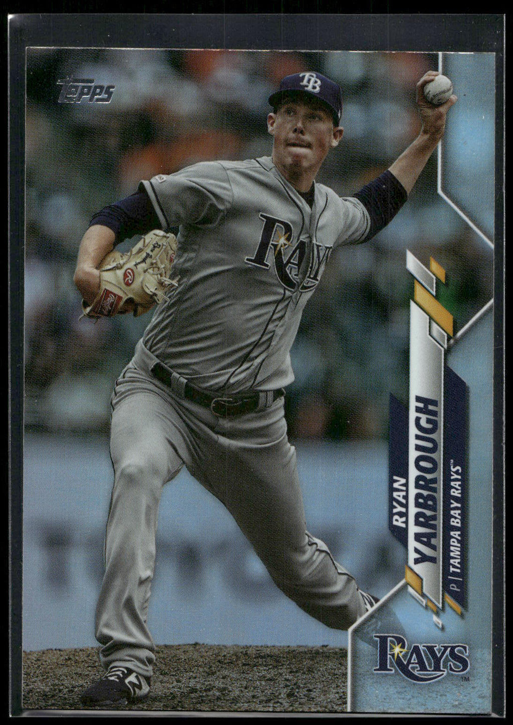 2020 Topps #81 Ryan Yarbrough Rainbow Foil