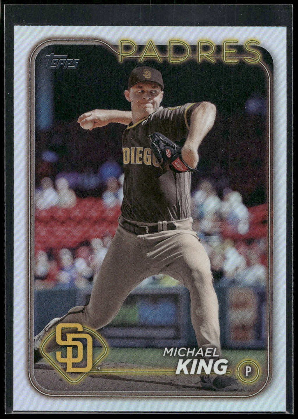 2024 Topps #429 Michael King Rainbow Foil