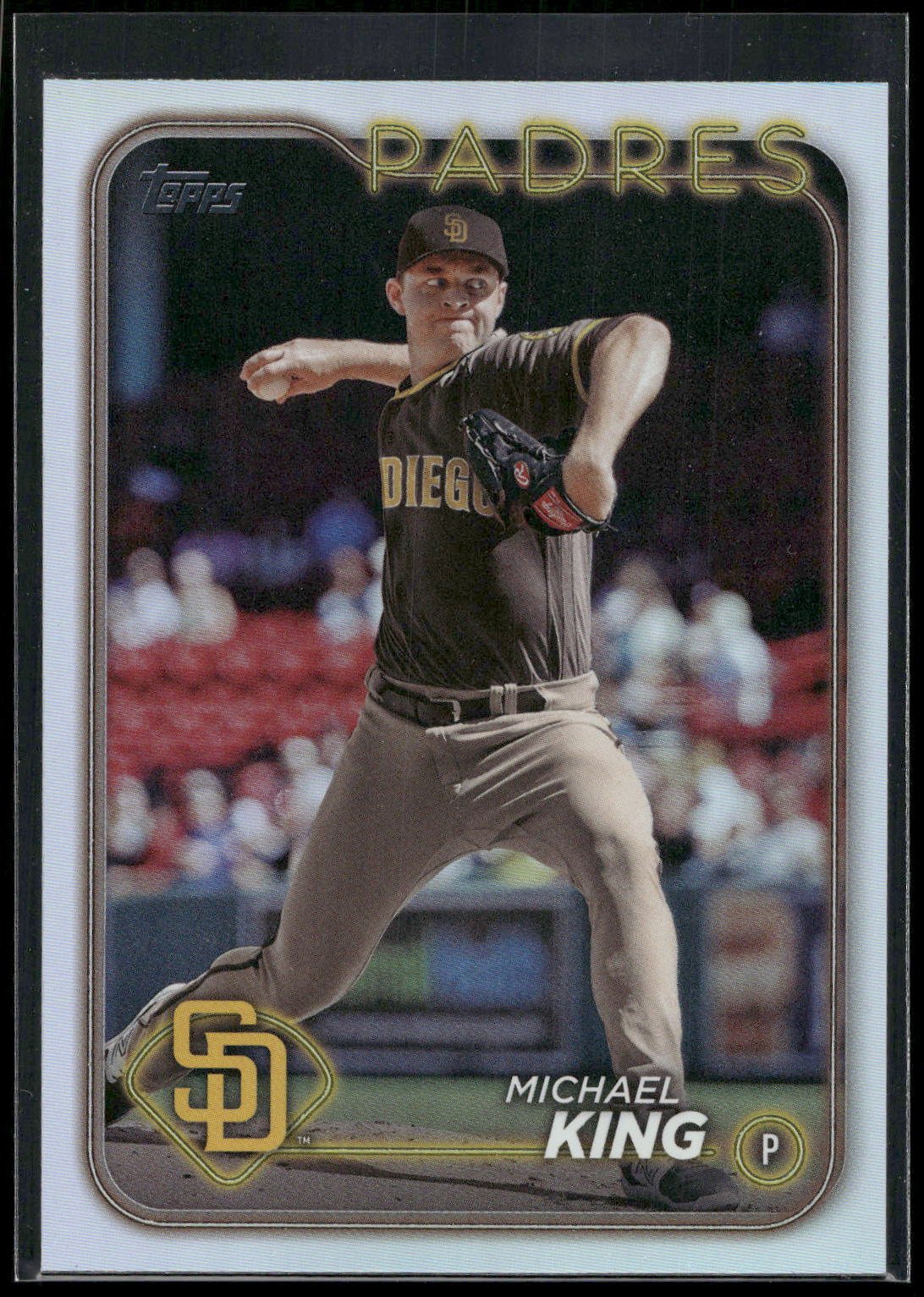 2024 Topps #429 Michael King Rainbow Foil