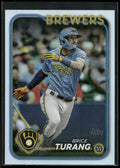 2024 Topps #570 Brice Turang Rainbow Foil