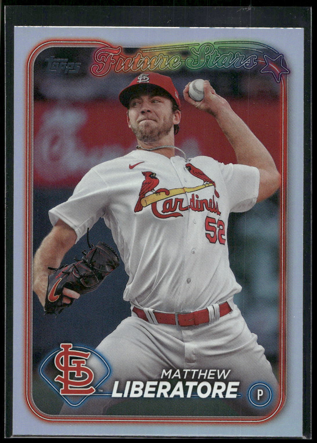 2024 Topps #584 Matthew Liberatore Rainbow Foil