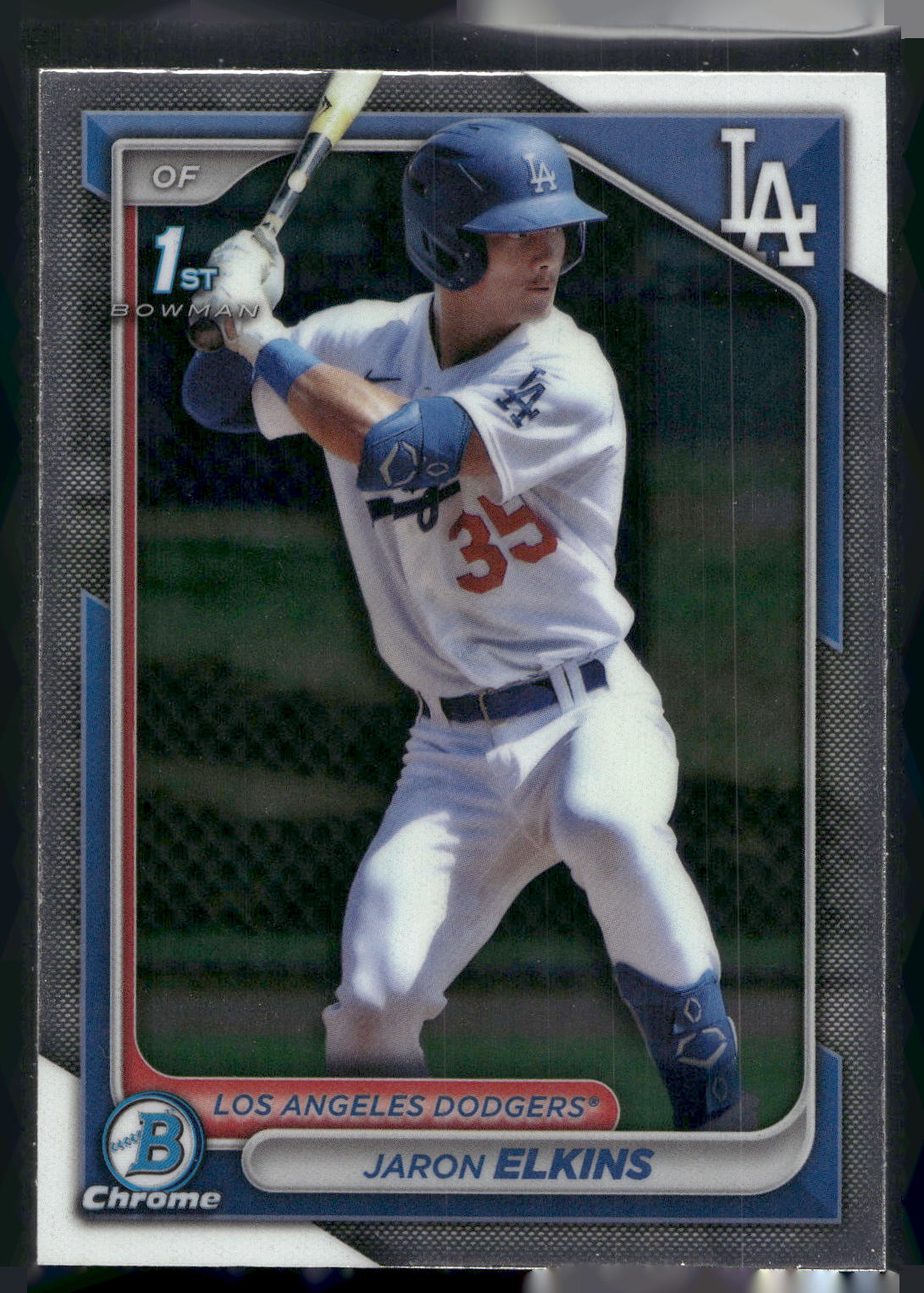 2024 Bowman #BCP-106 Jaron Elkins Chrome Prospects