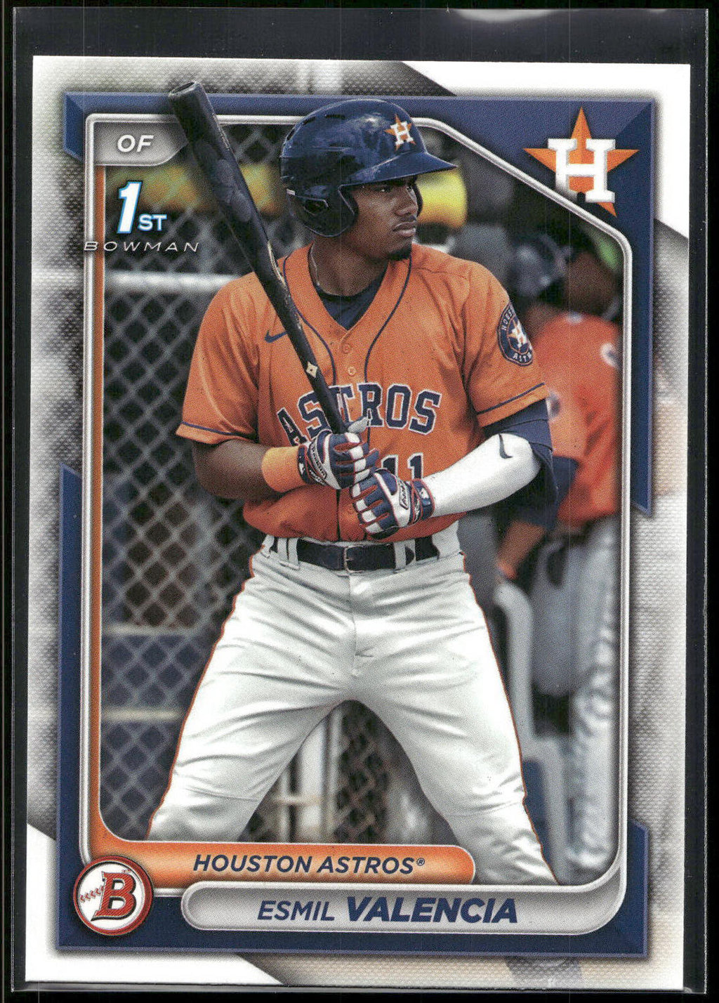 2024 Bowman #BP-75 Esmil Valencia Prospects