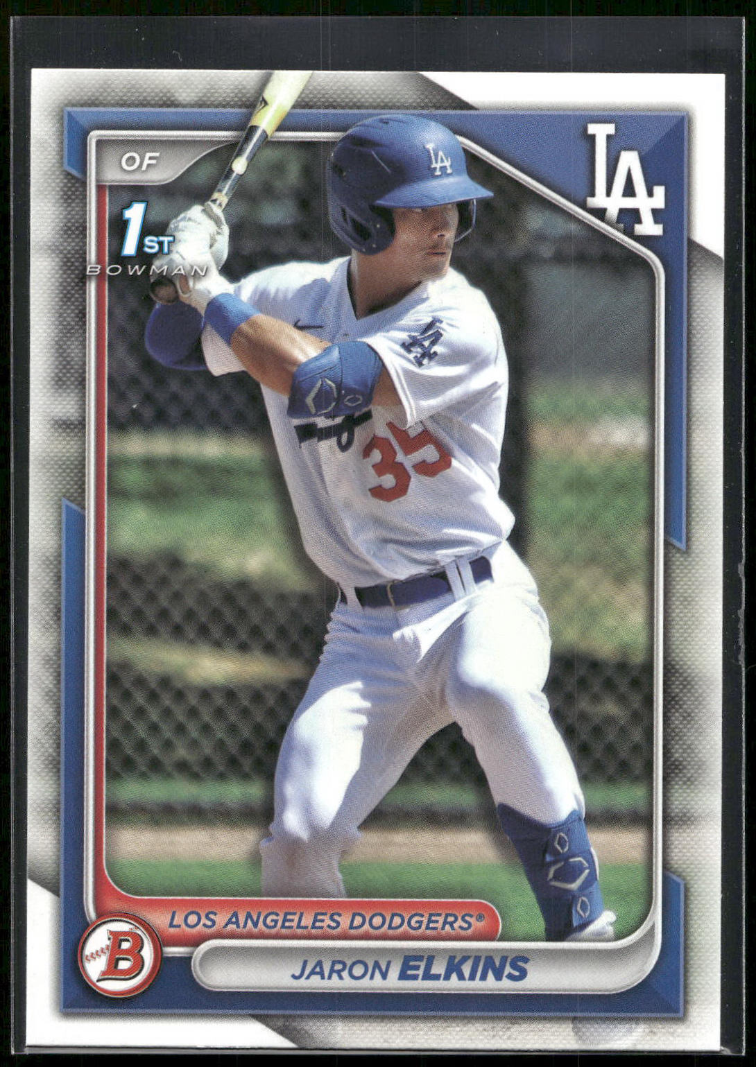 2024 Bowman #BP-106 Jaron Elkins Prospects
