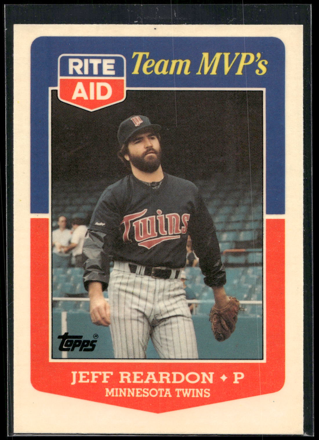 1988 Topps Rite-Aid Team MVP's #28 Jeff Reardon