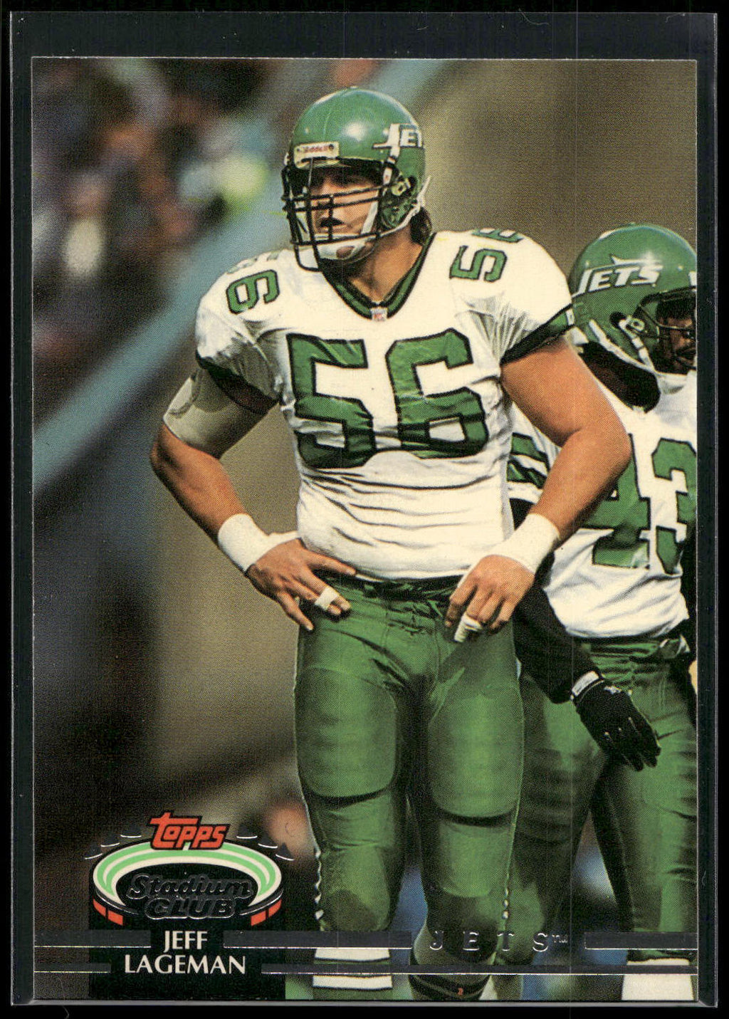 1992 Stadium Club #90 Jeff Lageman
