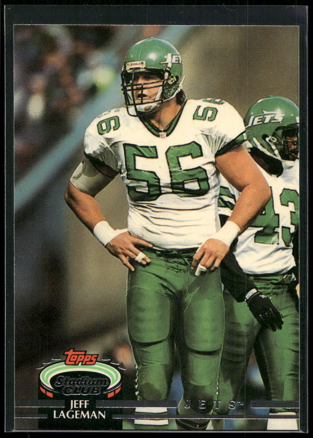 1992 Stadium Club #90 Jeff Lageman