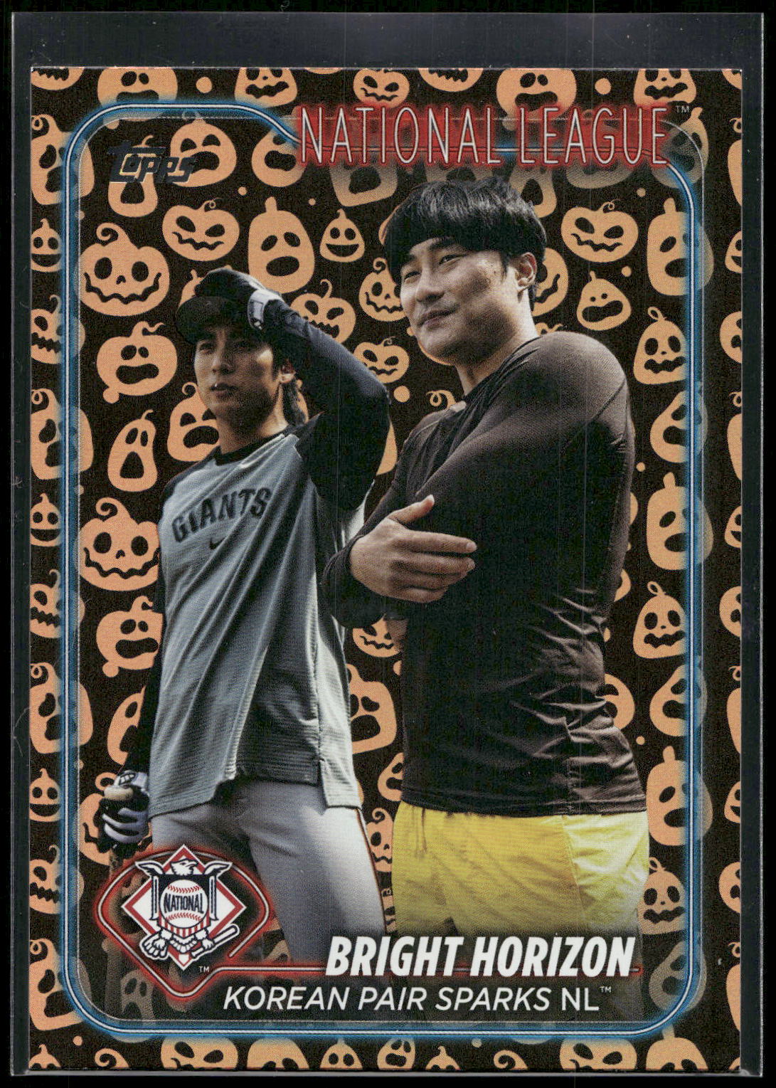 2024 Topps Update #US12 (Ha-Seong Kim / Jung Hoo Lee) Holiday Jack O'Lanterns