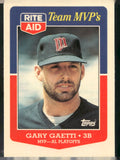 1988 Topps Rite-Aid Team MVP's #31 Gary Gaetti