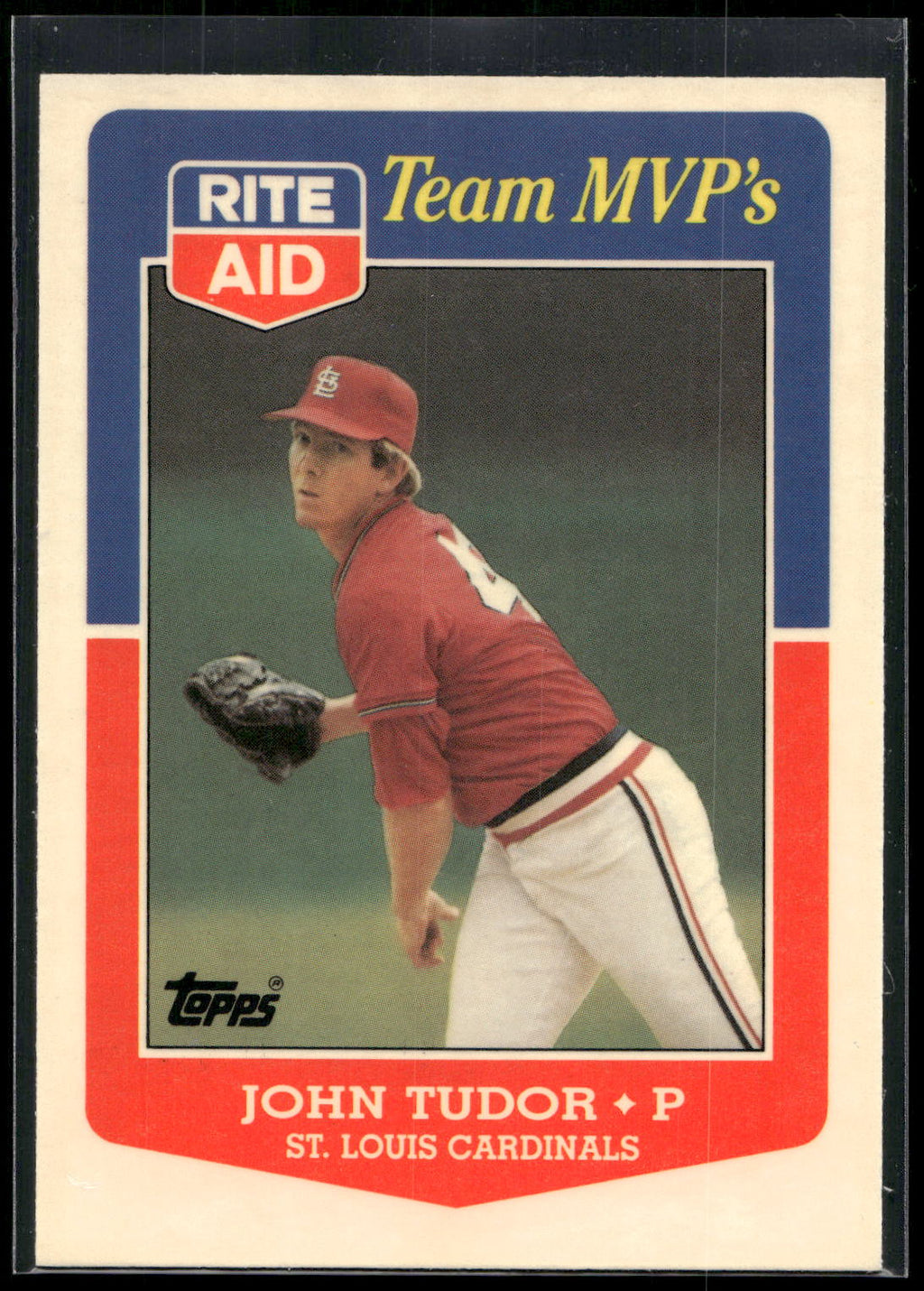 1988 Topps Rite-Aid Team MVP's #29 John Tudor