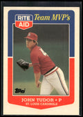 1988 Topps Rite-Aid Team MVP's #29 John Tudor