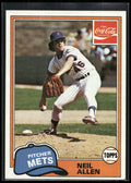 1981 Topps Coca-Cola New York Mets #1 Neil Allen