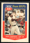 1988 Topps Rite-Aid Team MVP's #17 Joe Carter
