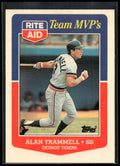 1988 Topps Rite-Aid Team MVP's #18 Alan Trammell
