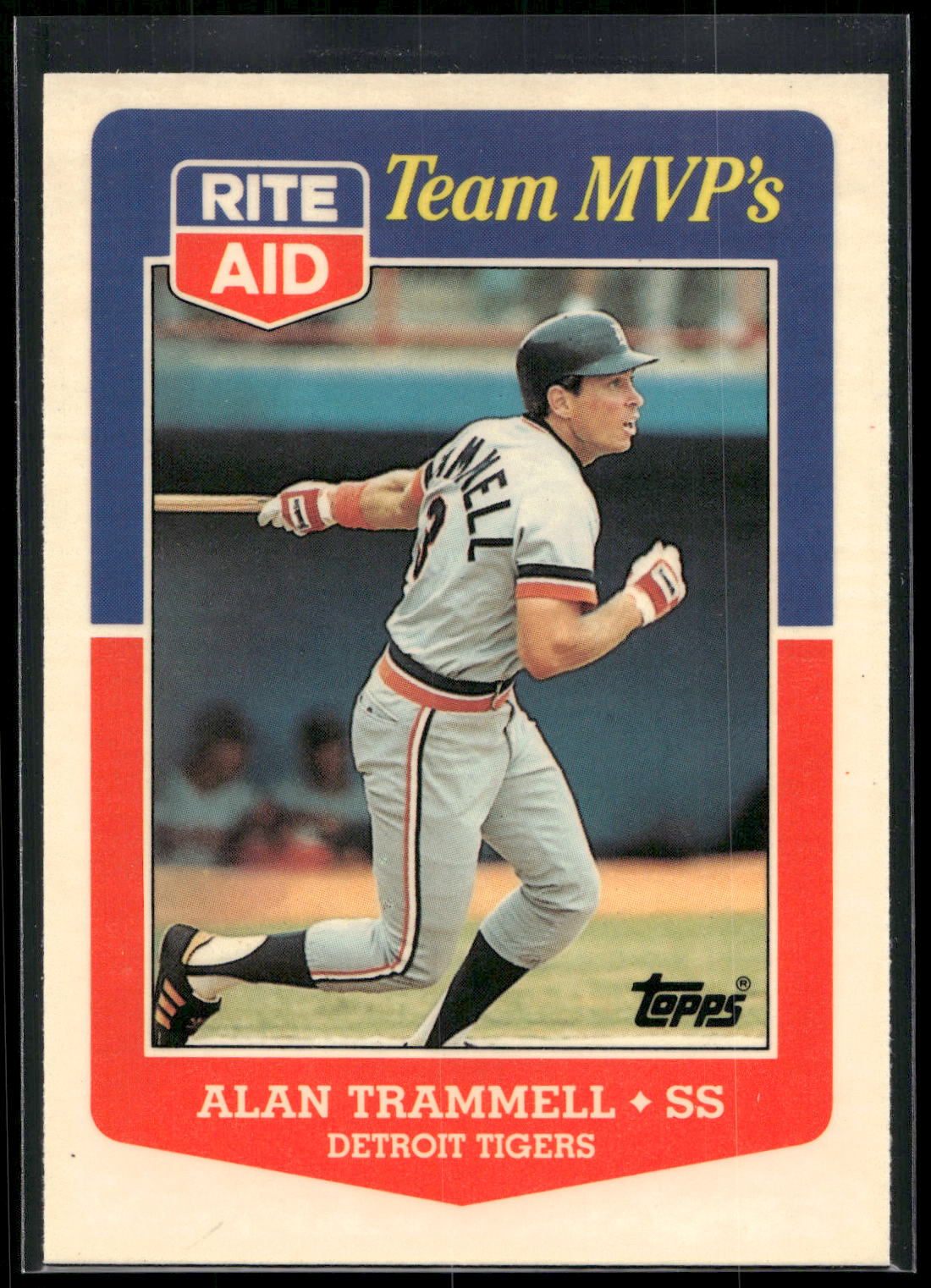 1988 Topps Rite-Aid Team MVP's #18 Alan Trammell