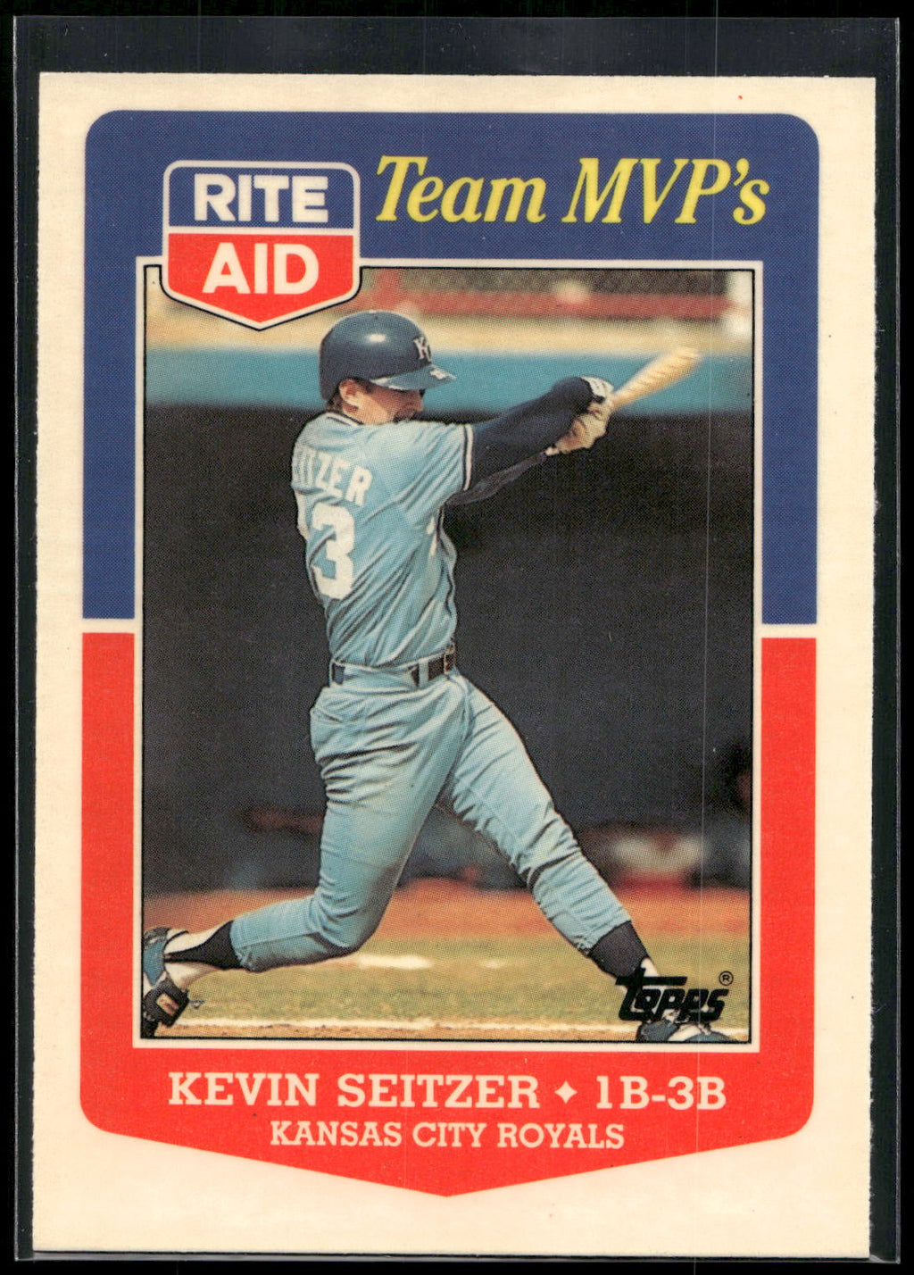 1988 Topps Rite-Aid Team MVP's #19 Kevin Seitzer