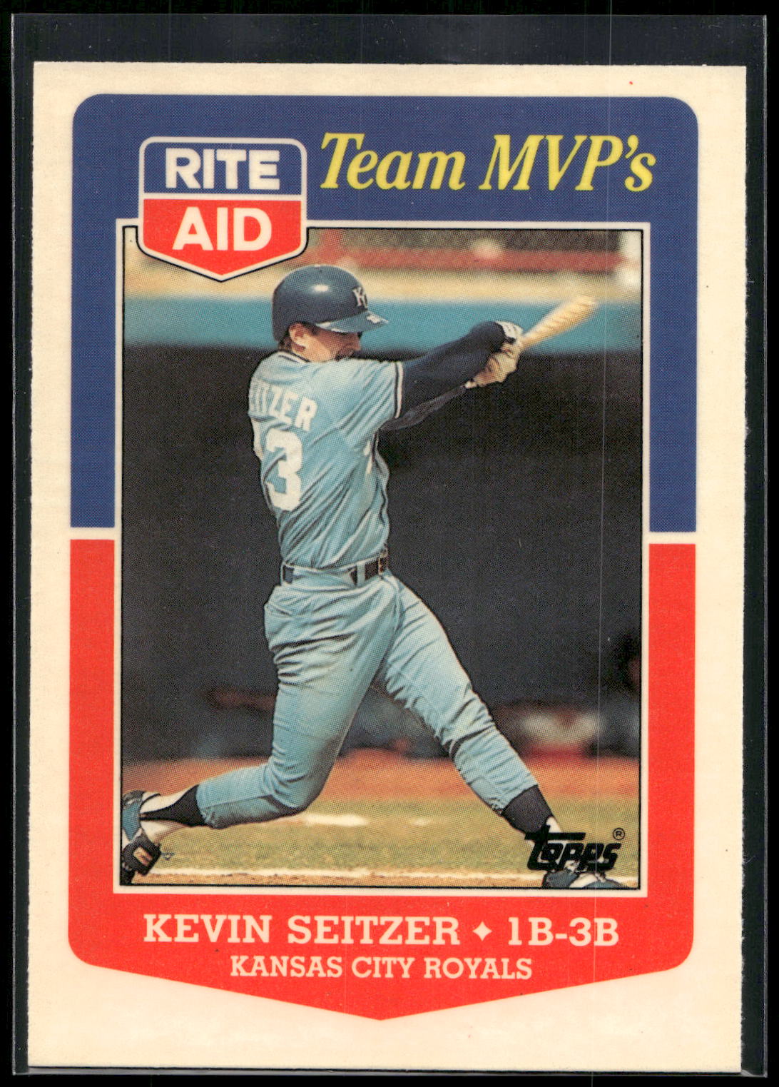1988 Topps Rite-Aid Team MVP's #19 Kevin Seitzer