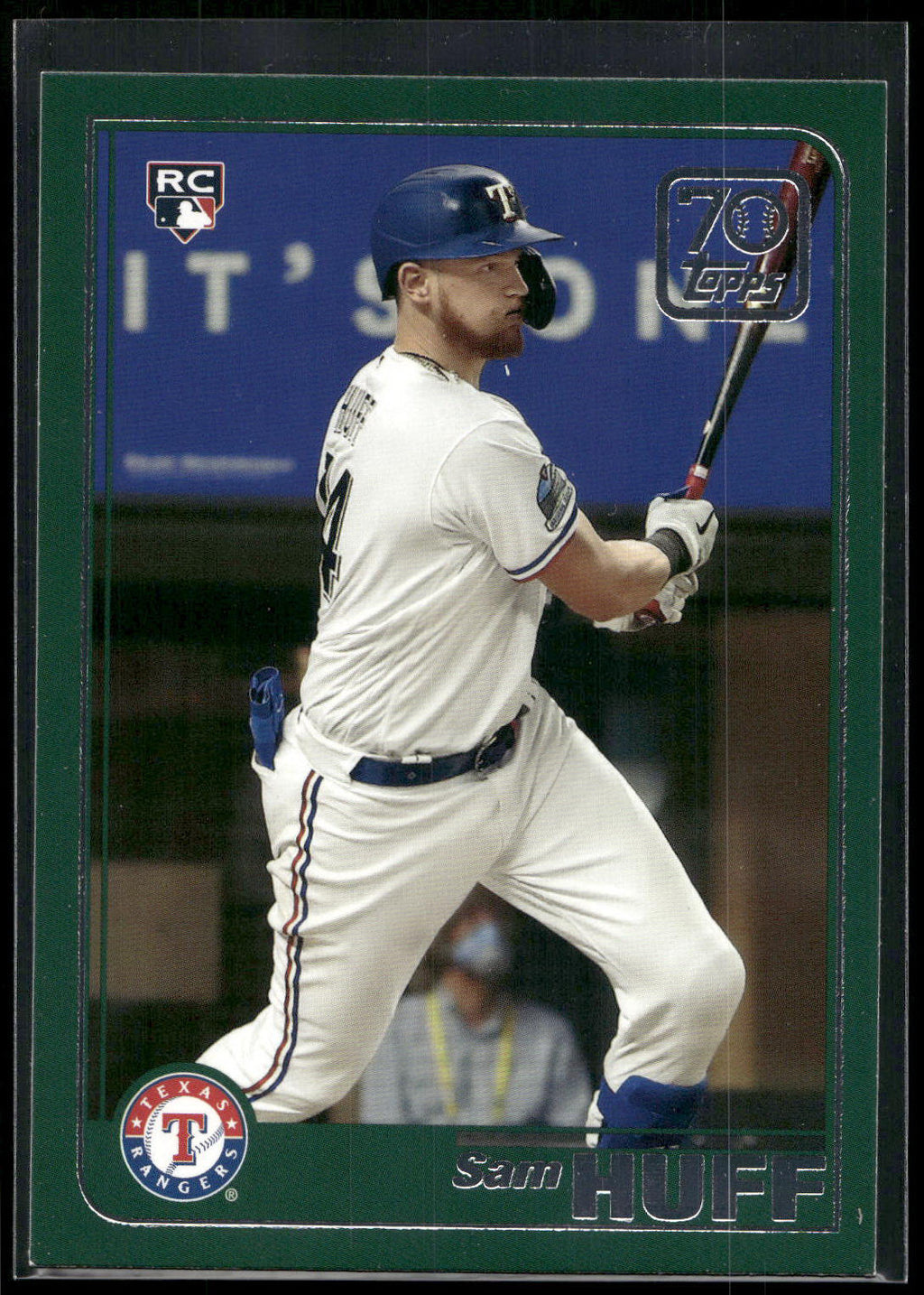 2021 Topps #70YT-51 Sam Huff 70 Years of Topps Baseball (Series 2)