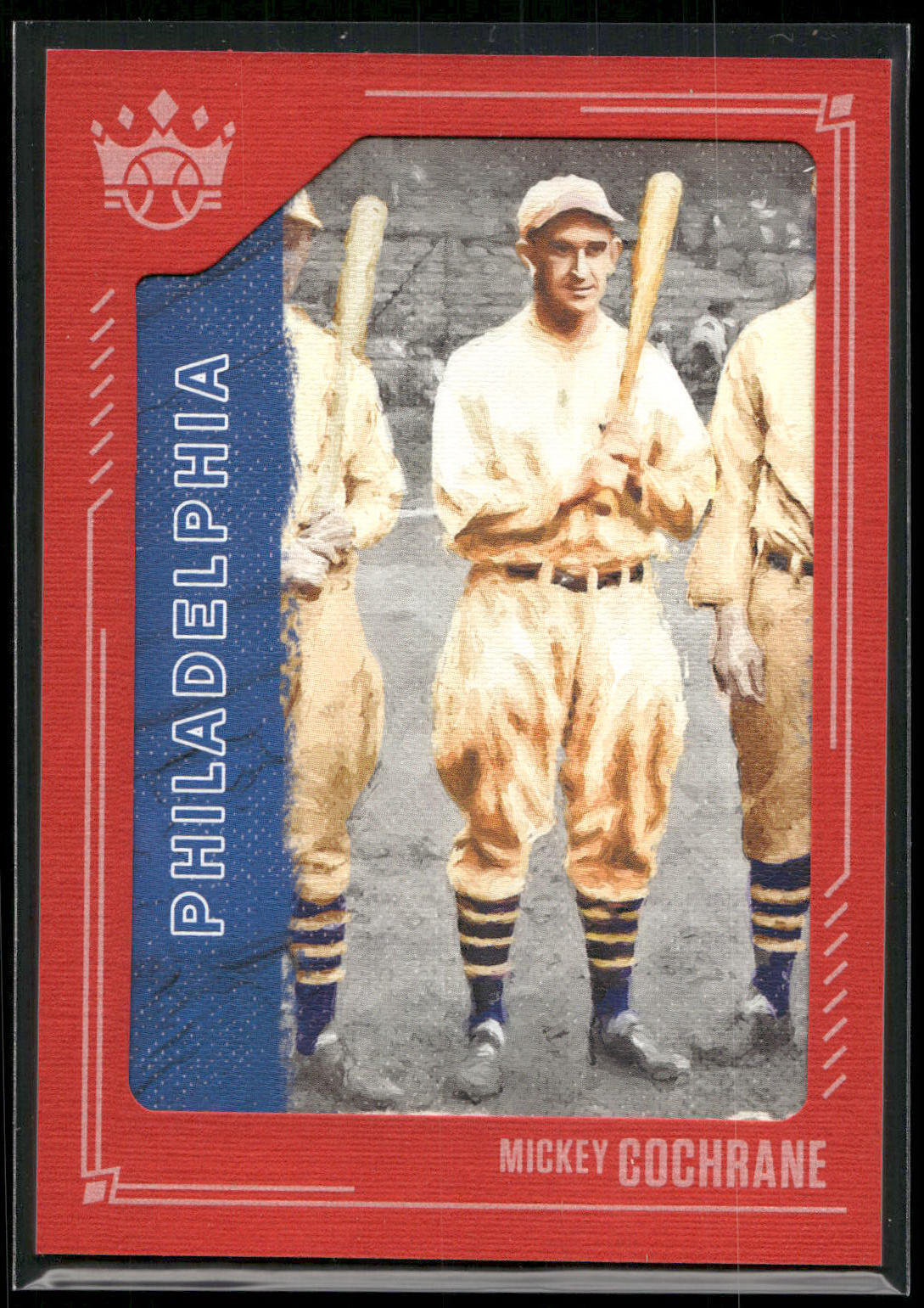 2021 Panini Diamond Kings #21 Mickey Cochrane Framed Red