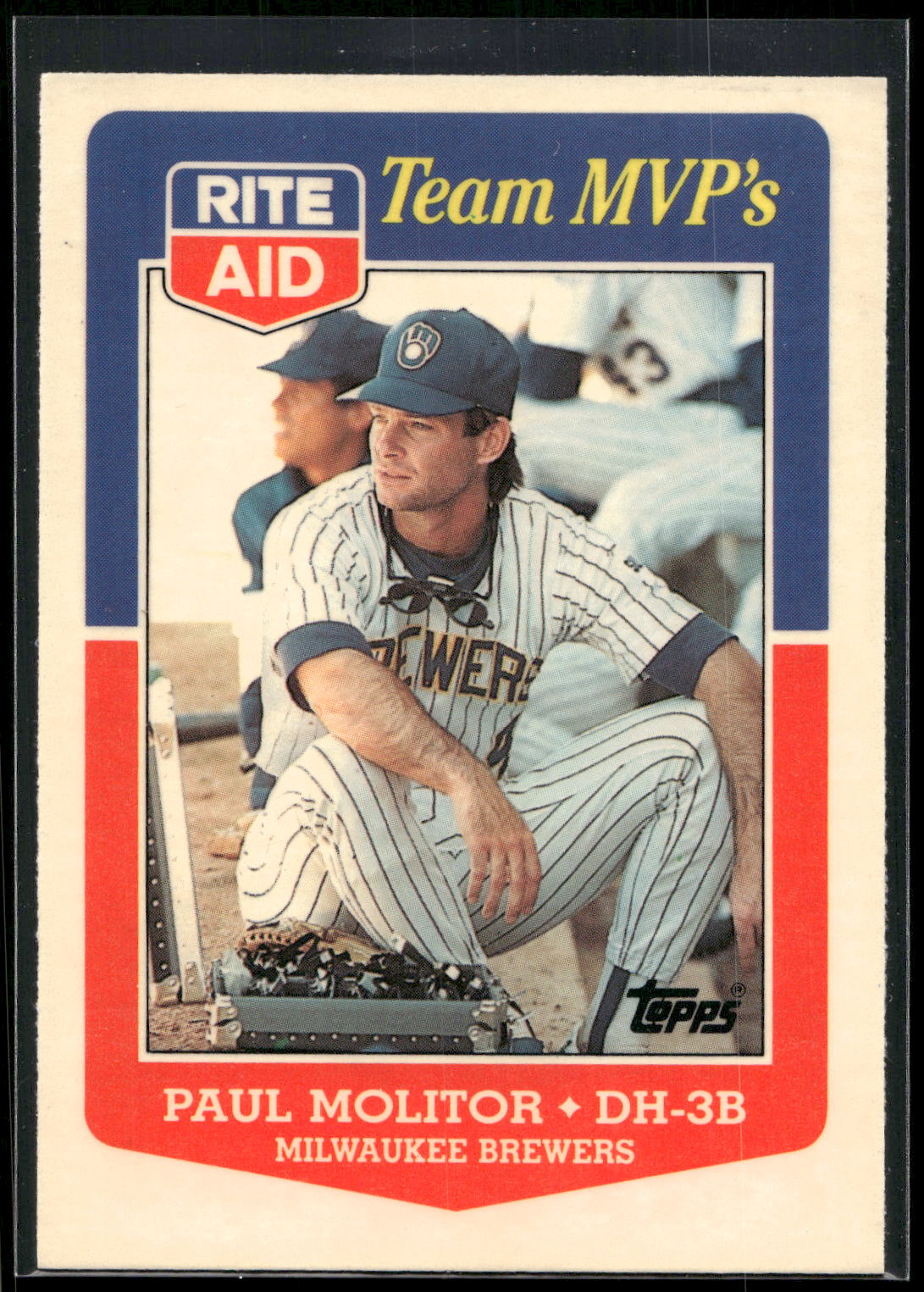 1988 Topps Rite-Aid Team MVP's #20 Paul Molitor