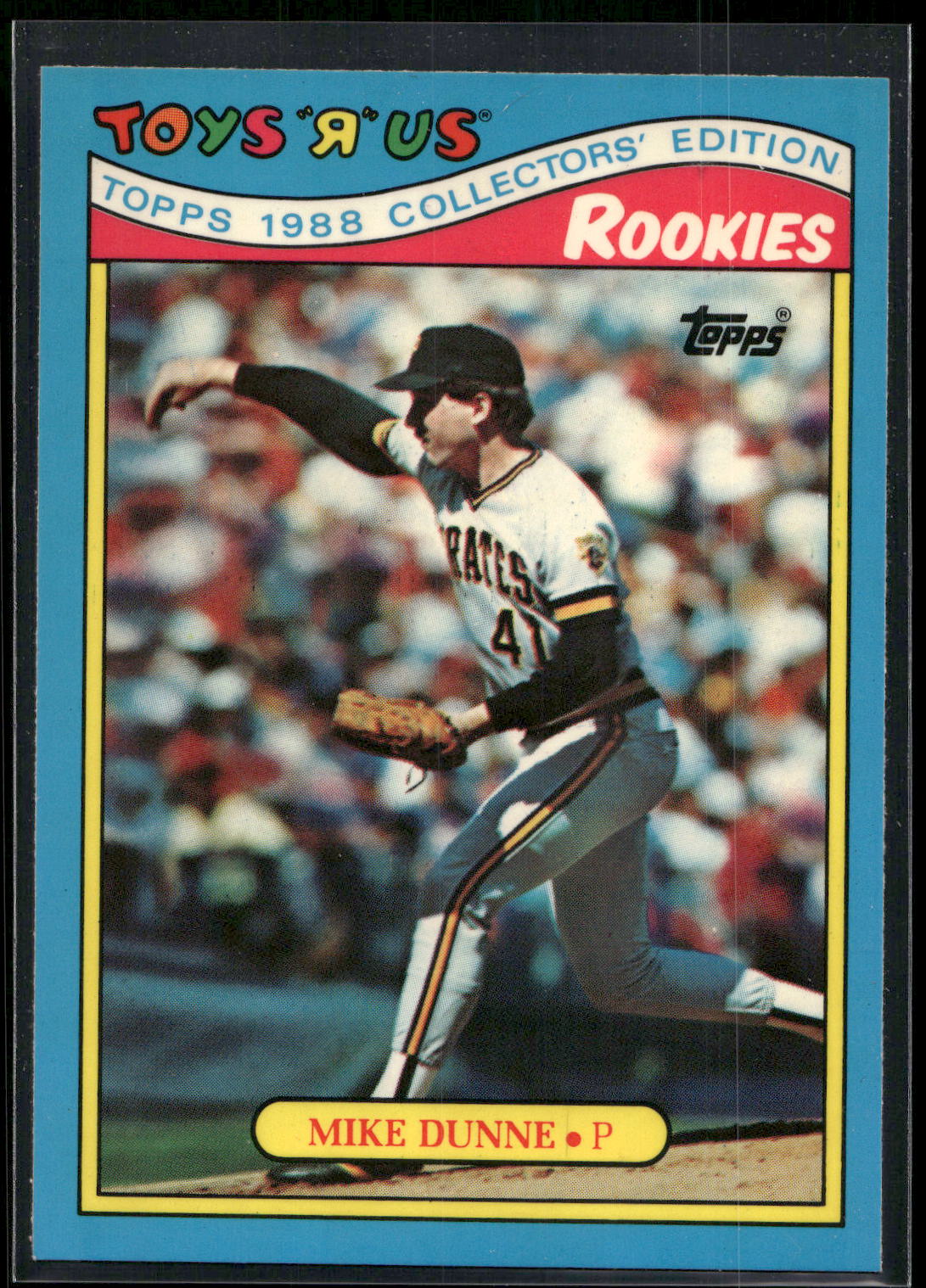 1988 Topps Toys "R" Us Rookies #10 Mike Dunne